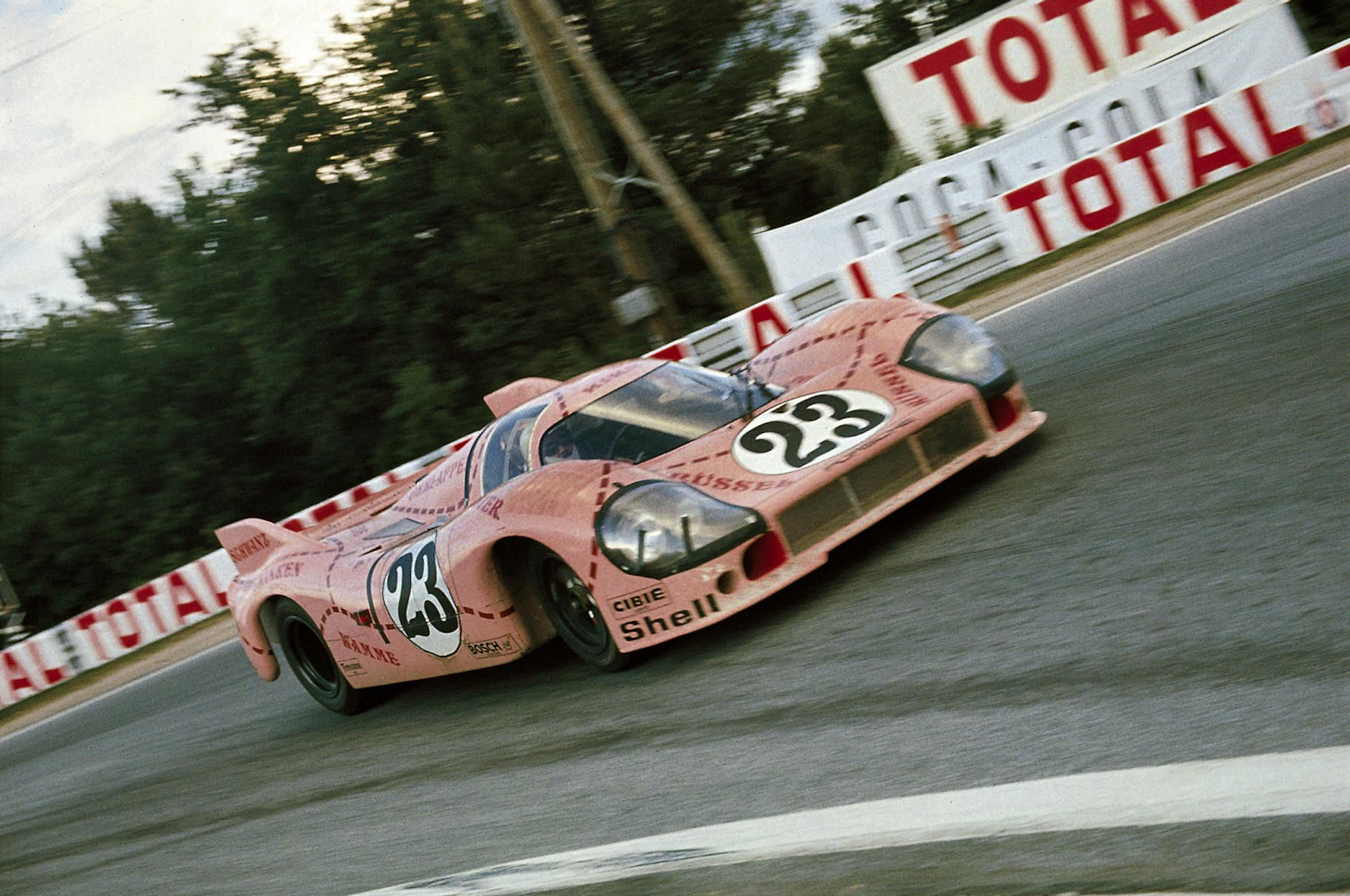 Porsche 017 pink pig le mans 24 hours 1971